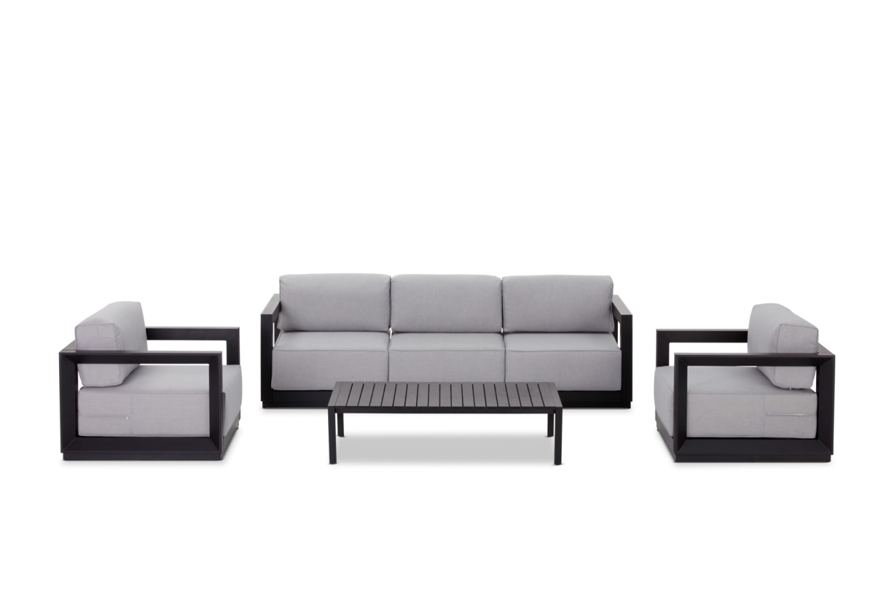 COSTA RICA 4 Piece Outdoor Lounge Setting – image 4 of 13