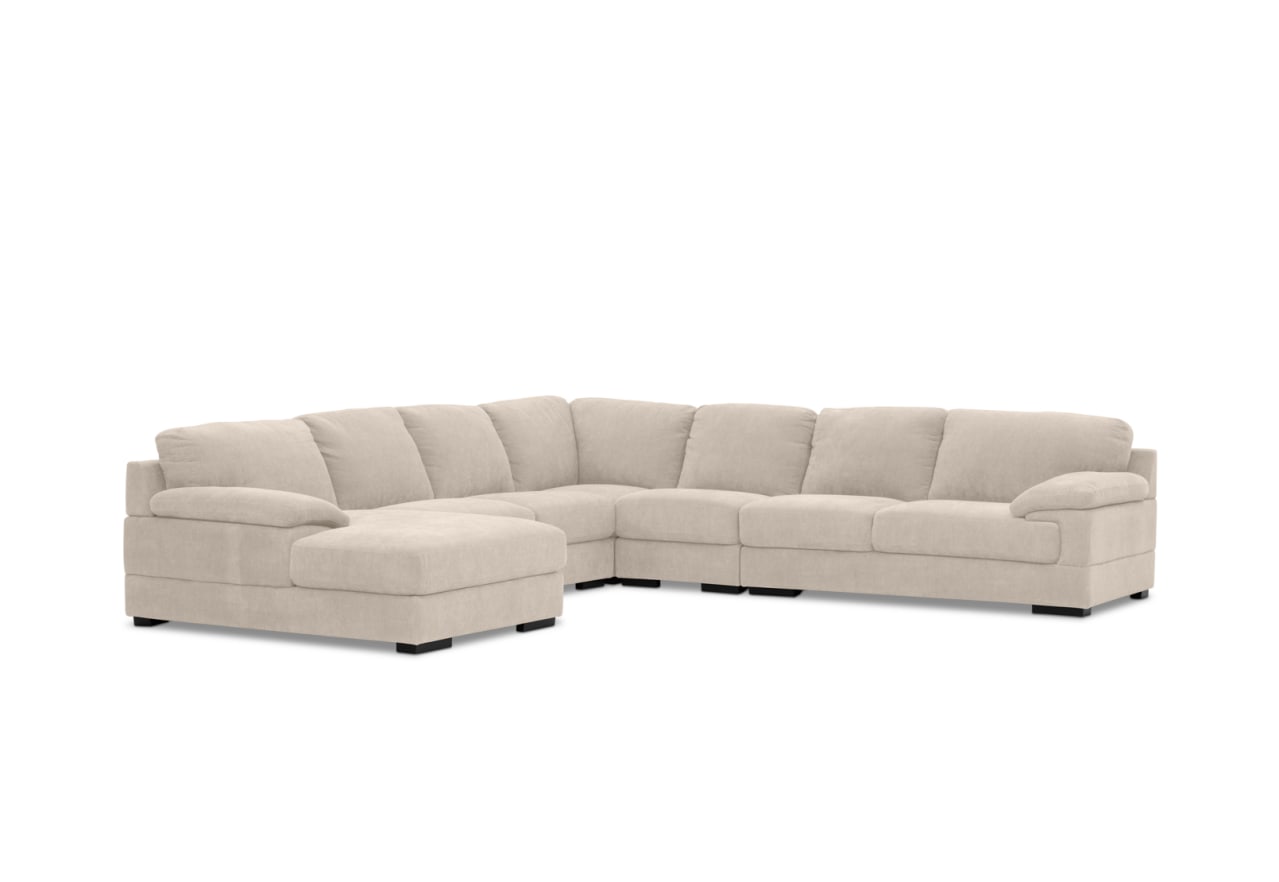 CANDACE FABRIC 7 Seater Corner LHF Chaise – image 1 of 15