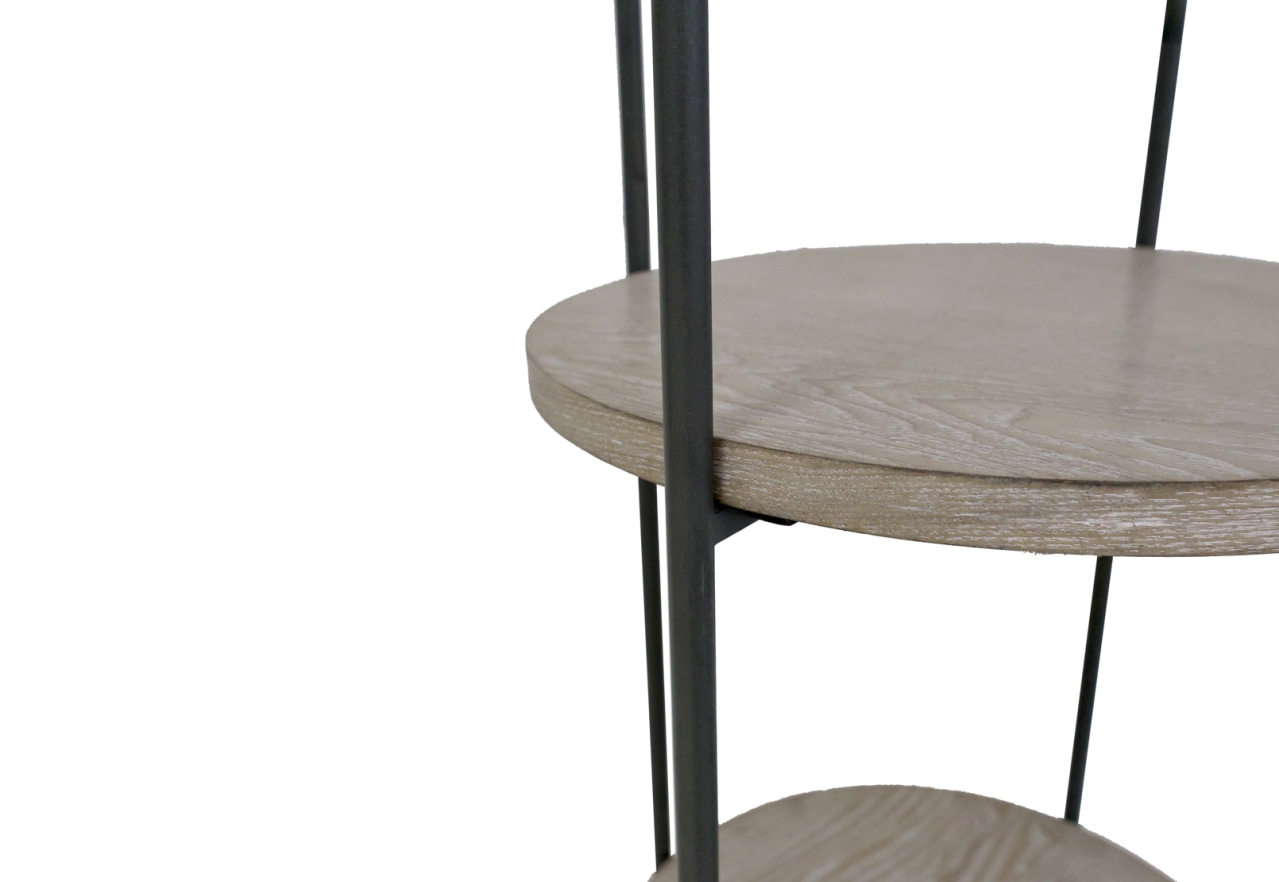 ADMIRABLE 4 Tier Round Bookcase – image 4 of 5