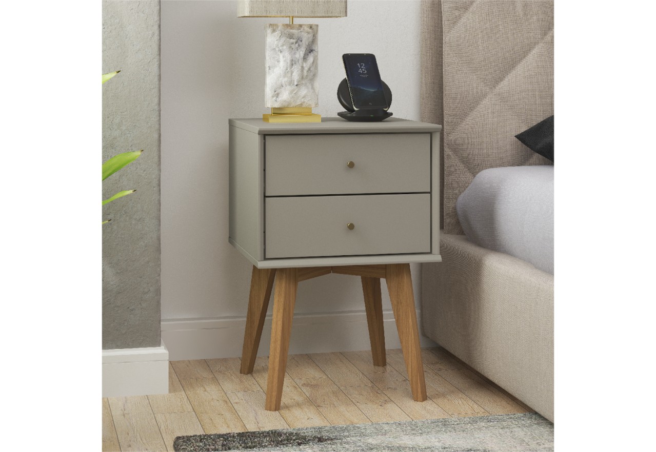 FIELDS 2 Drawer Bedside Table – image 15 of 17