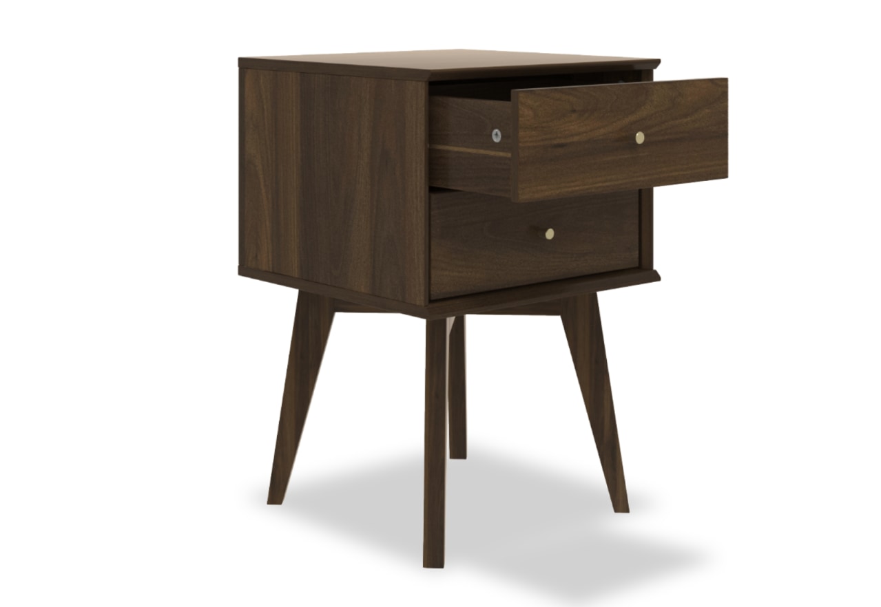 FIELDS 2 Drawer Bedside Table – image 3 of 9