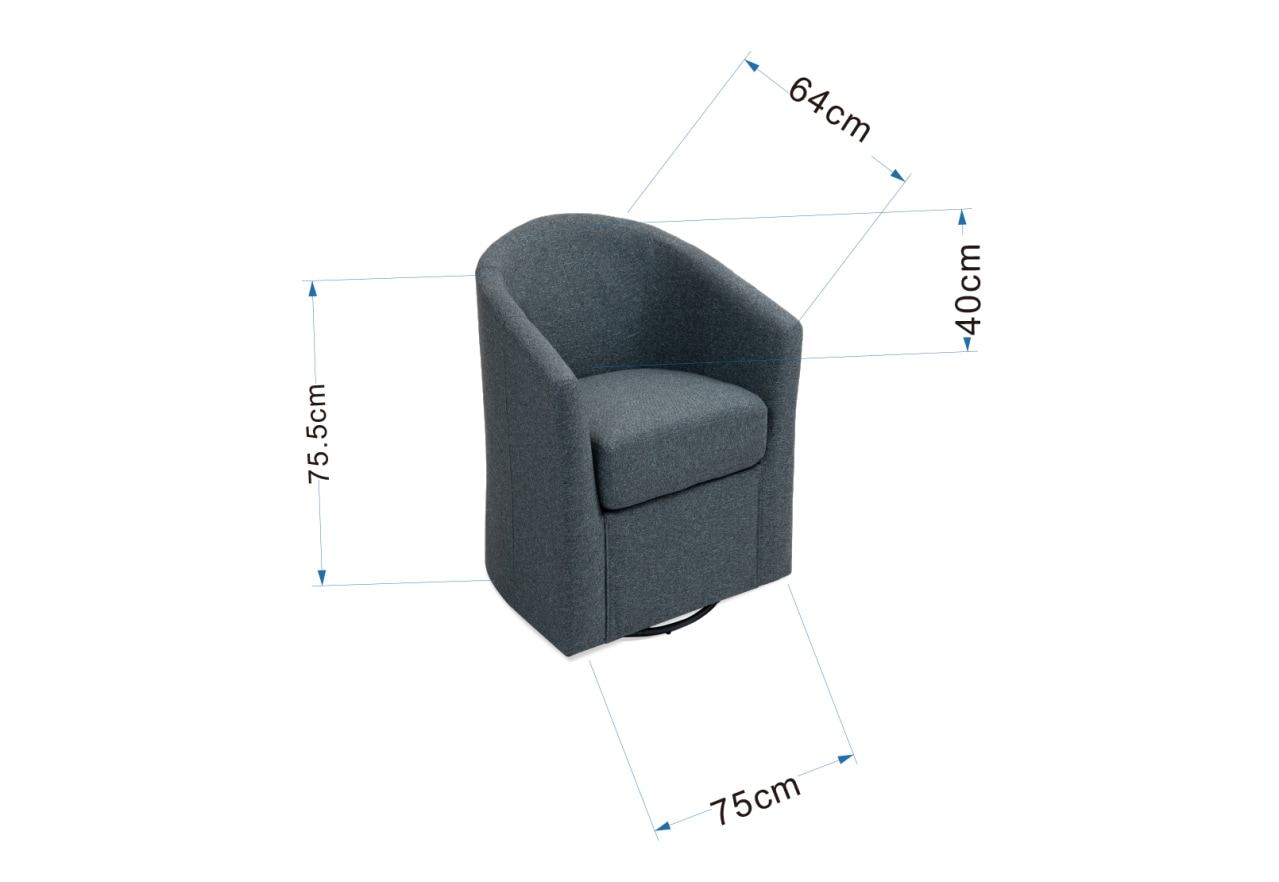 HILL Swivel Chair – image 8 of 8