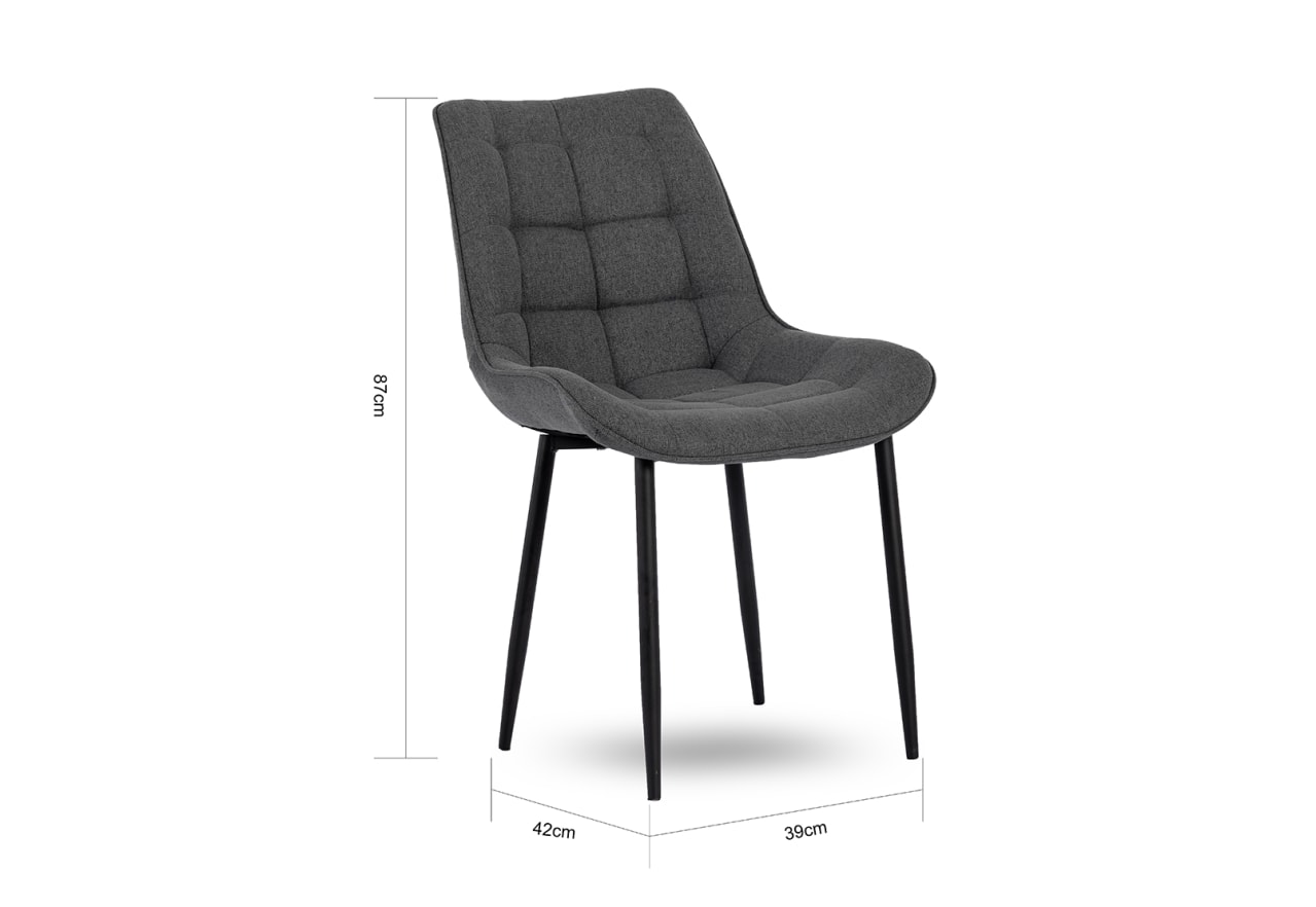 BOYLE Set of 2 Dining Chairs – image 7 of 10