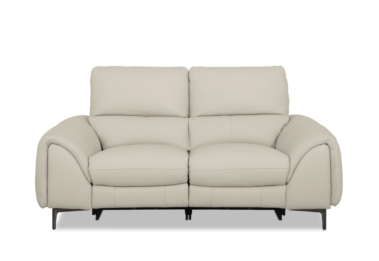 DOMINICO LEATHER 2 Seater Electric Recliners – image 1 of 7