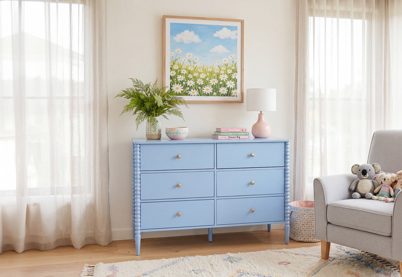 PORDENONE 6 Drawer Dresser – image 1 of 7
