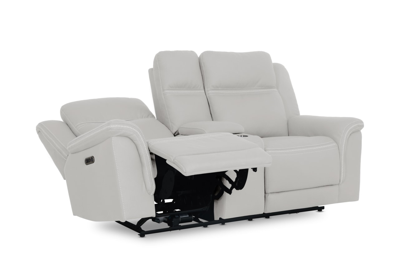 WOLFGANG FABRIC 2 Seater Sofa with 2 Inbuilt Electric Recliners and Console – image 6 of 21