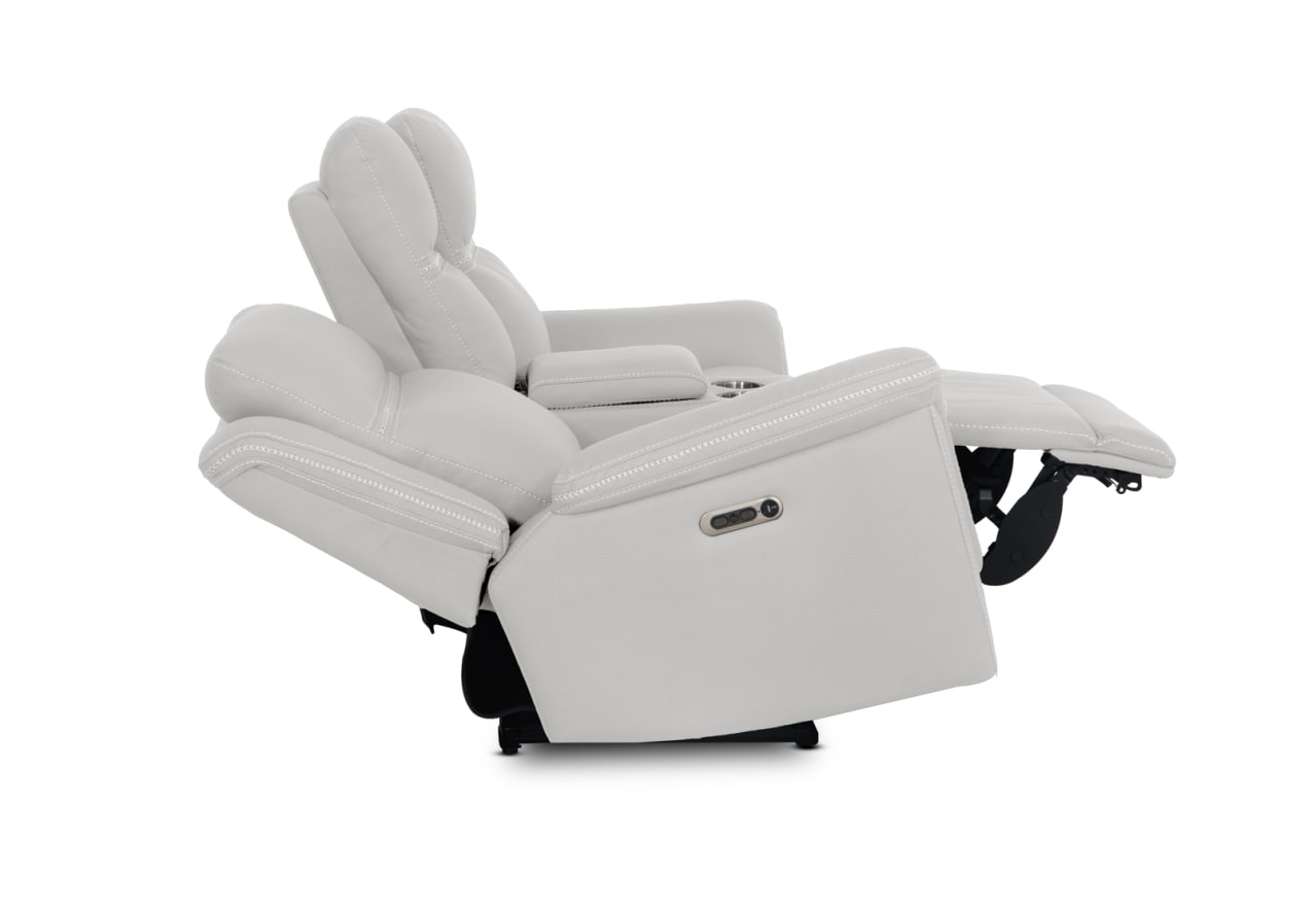WOLFGANG FABRIC 2 Seater Sofa with 2 Inbuilt Electric Recliners and Console – image 16 of 21