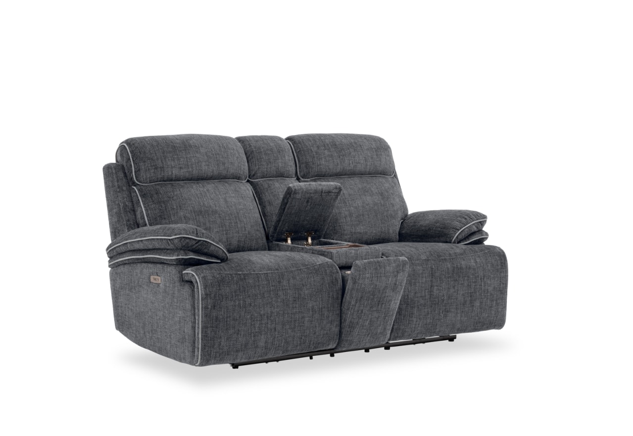 SEYMOUR FABRIC 2 Seater Electric Recliner – image 8 of 19