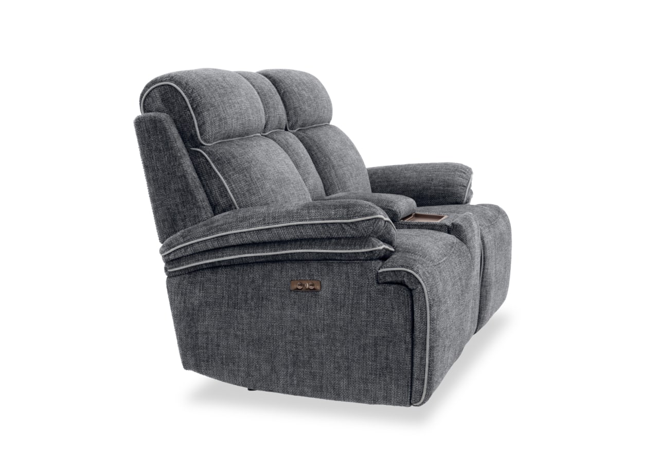 SEYMOUR FABRIC 2 Seater Electric Recliner – image 9 of 19