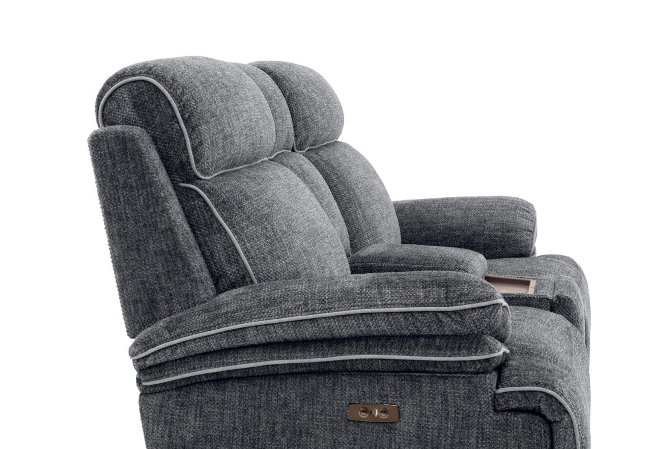 SEYMOUR FABRIC 2 Seater Electric Recliner – image 10 of 19
