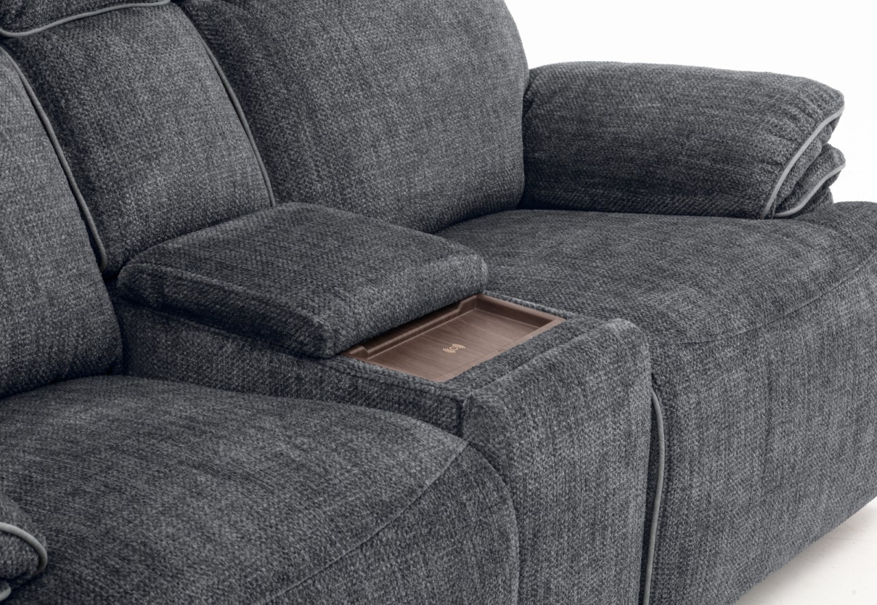 SEYMOUR FABRIC 2 Seater Electric Recliner – image 13 of 19