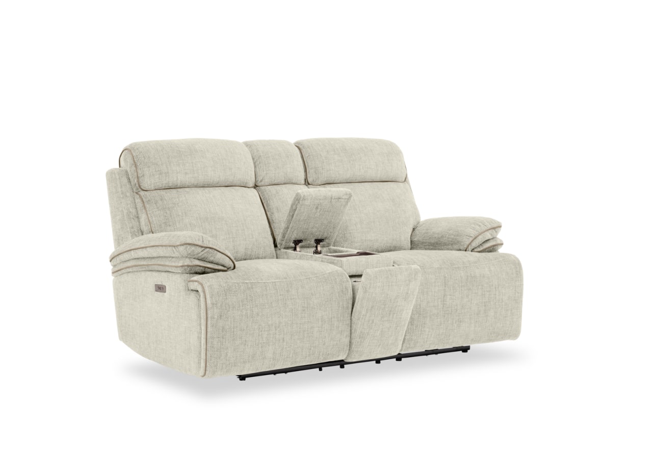 SEYMOUR FABRIC 2 Seater Electric Recliner – image 9 of 19