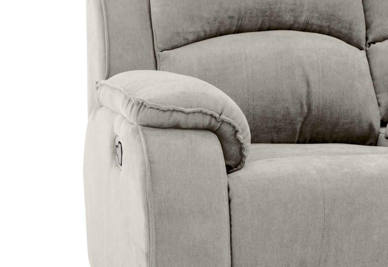 KAYDEN FABRIC 2 Seater with Inbuilt Recliners and Console – image 9 of 16