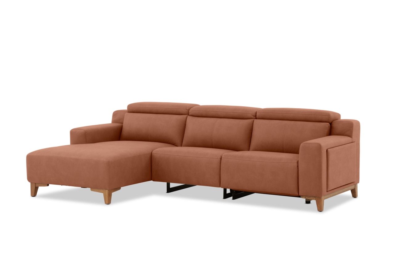 GAGE FABRIC 3 Seater Sofa with Electric Recliner & LHF Chaise – image 4 of 13