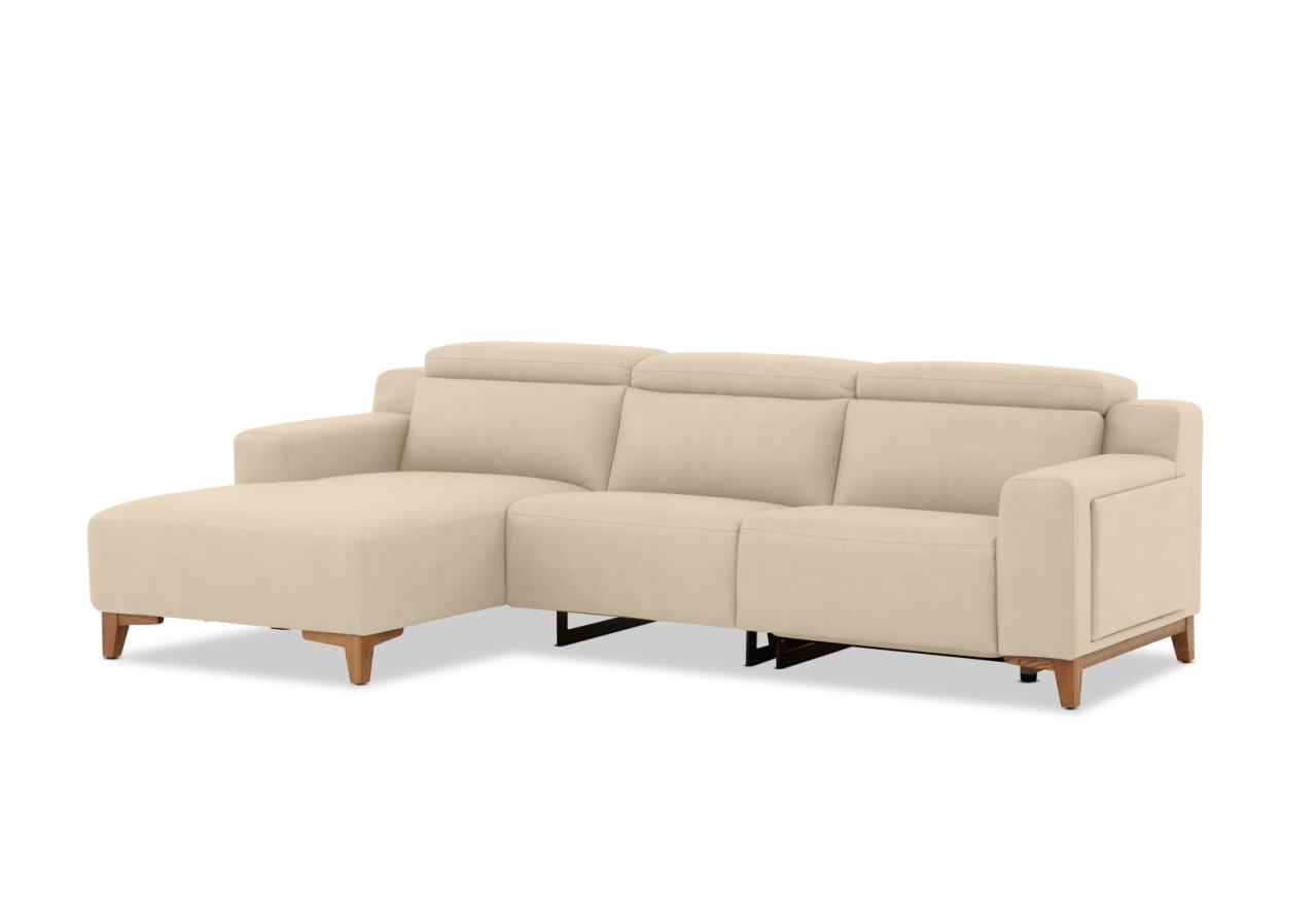GAGE FABRIC 3 Seater Sofa with Electric Recliner & LHF Chaise – image 4 of 13