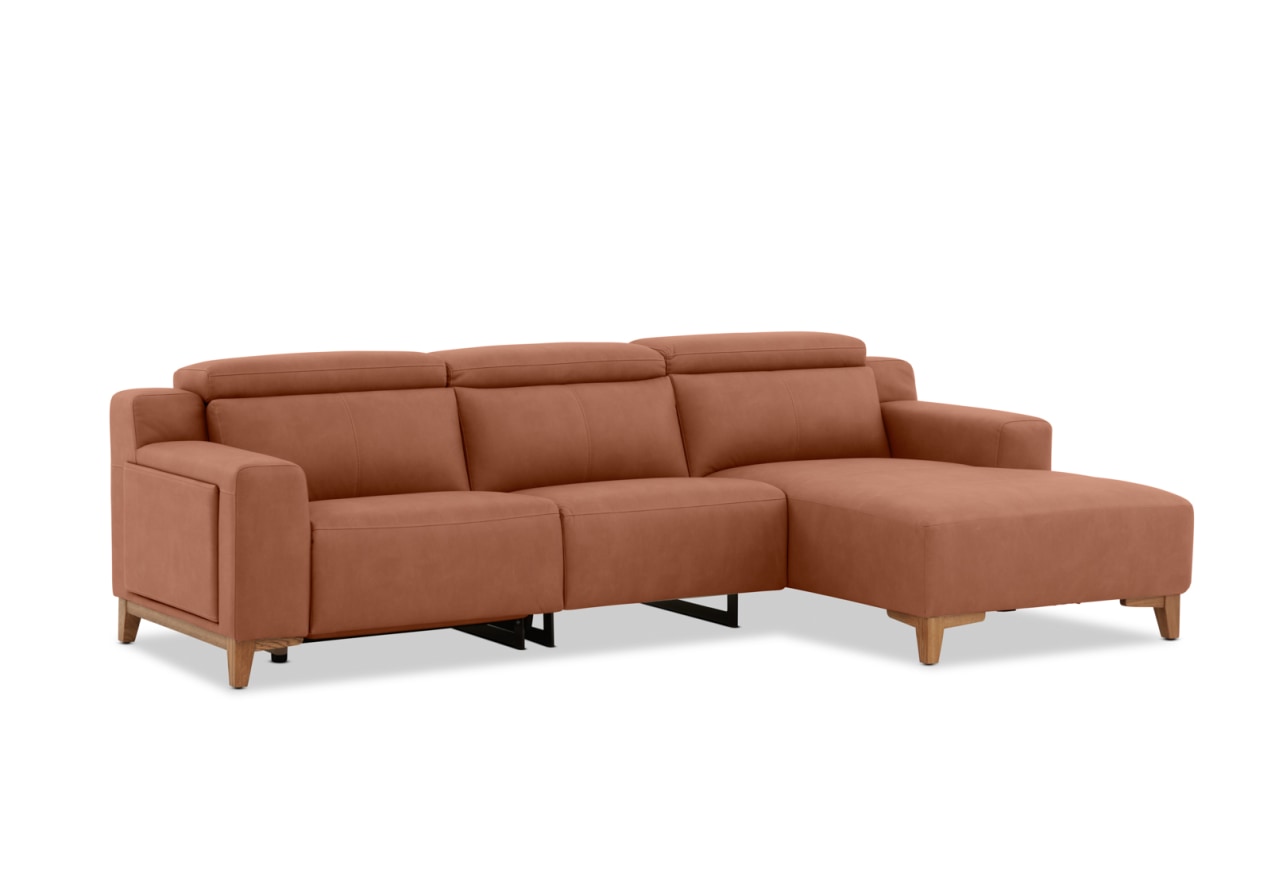 GAGE FABRIC 3 Seater Sofa with Electric Recliner &  RHF Chaise – image 4 of 13