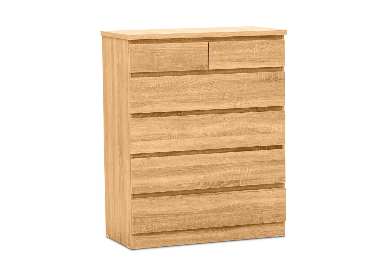 HOWARD 6 DRAWER WIDE TALL CHEST – image 8 of 19