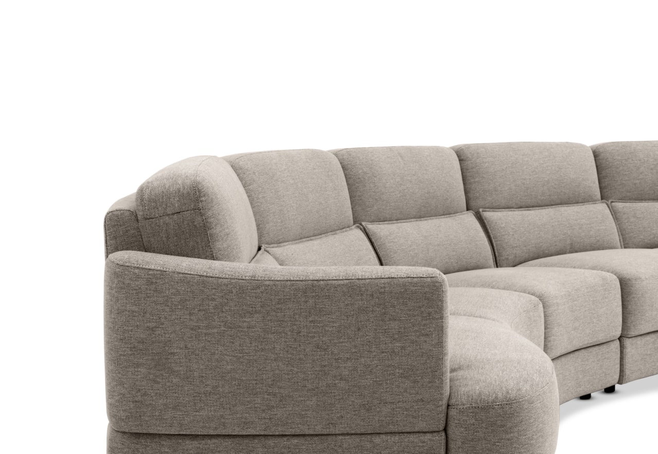 ELISEO FABRIC 5 Seater Sofa (Fabric) – image 6 of 9