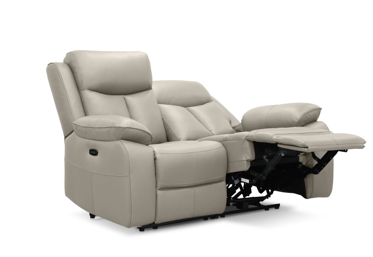 DACIA LEATHER 2 Seater Sofa with inbuilt Electric Recliners – image 5 of 9