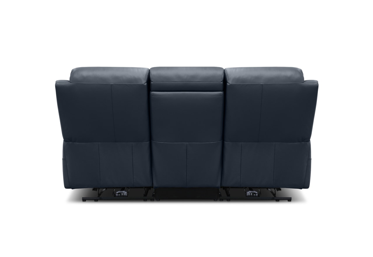 DACIA LEATHER 3 Seater Sofa with 2 inbuilt Electric Recliners – image 12 of 13