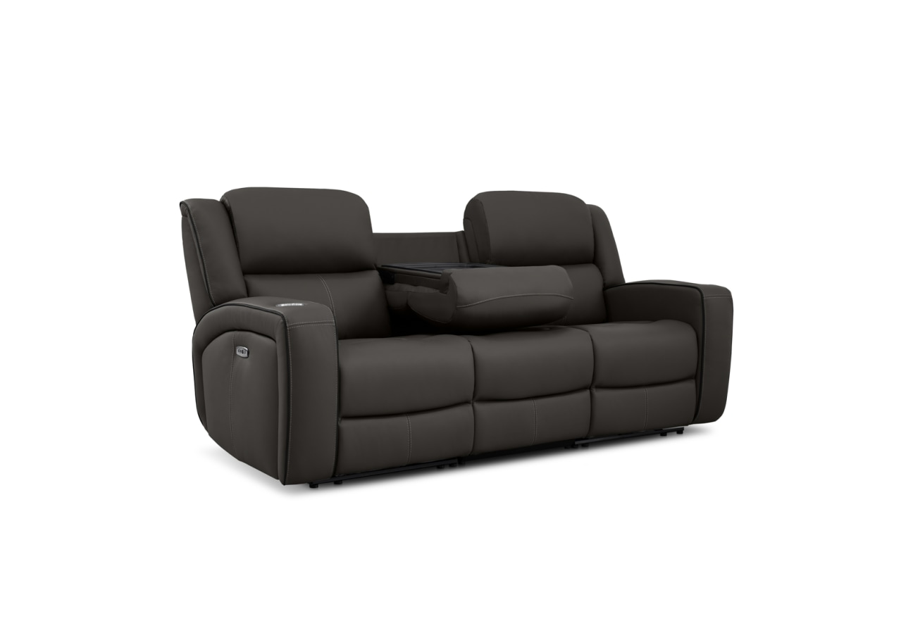 CAPALDI LEATHER 3 Seater Electric Recliners( Leather) – image 3 of 16