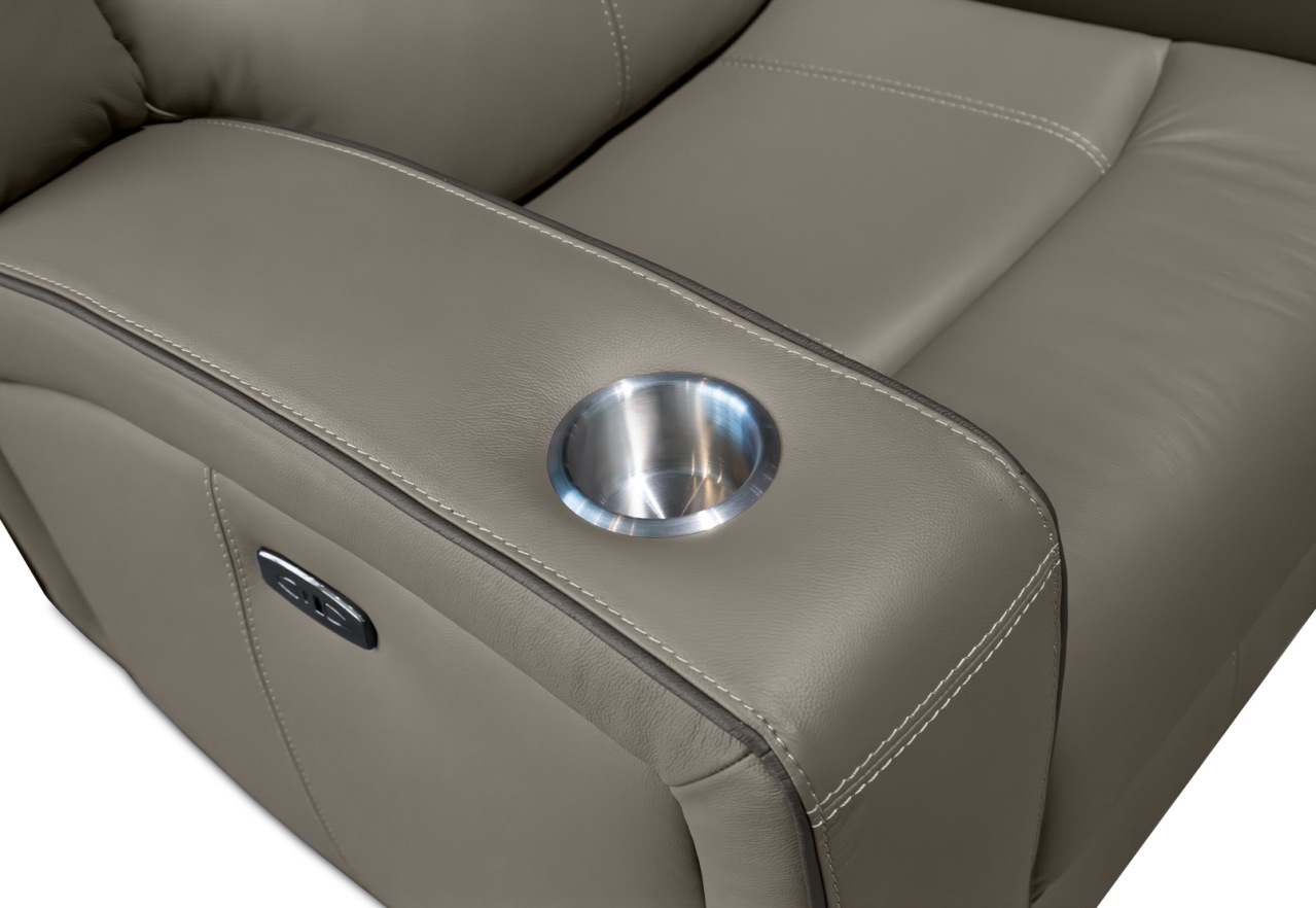 CAPALDI LEATHER 3 Seater Electric Recliners( Leather) – image 15 of 17