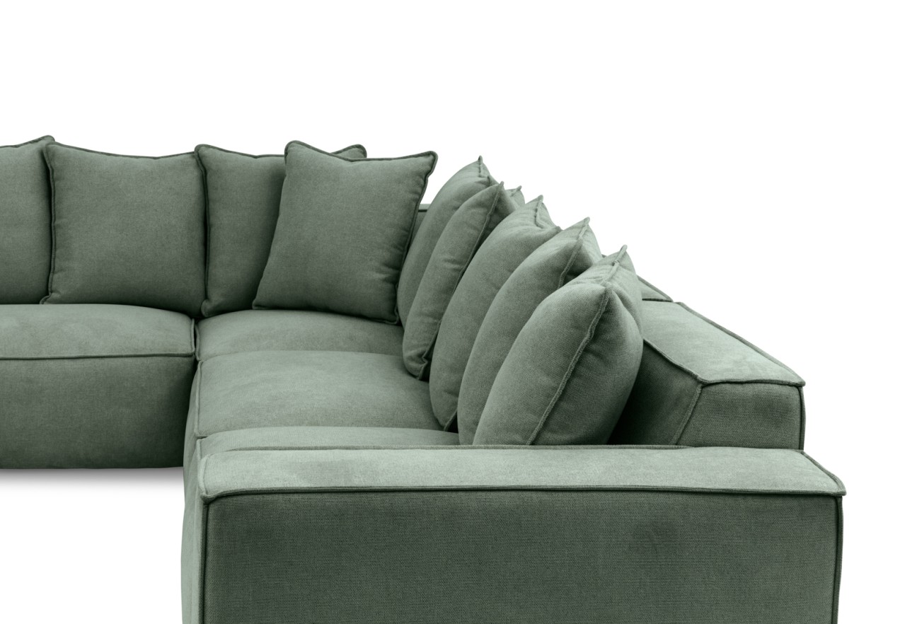 TILLEY FABRIC Corner Lounge with Ottoman ( Fabric) – image 7 of 9