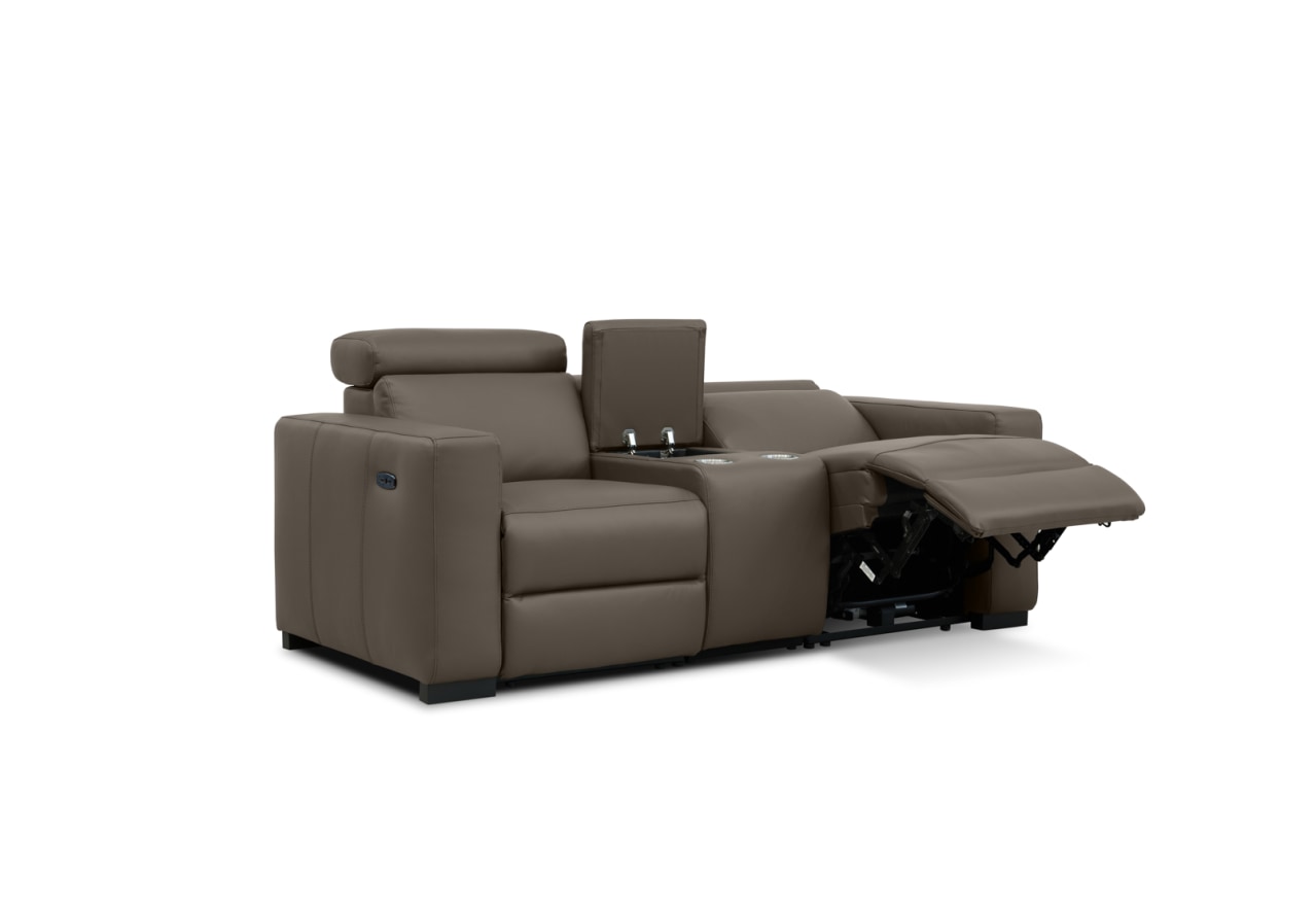 DAMIAN LEATHER 2SSofawithElectricReclinersLeather – image 18 of 23
