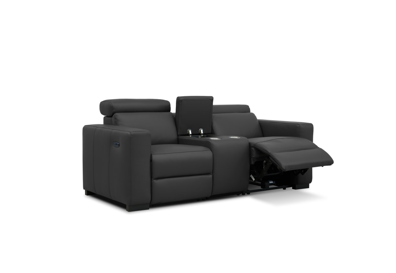 DAMIAN LEATHER 2SSofawithElectricReclinersLeather – image 14 of 23