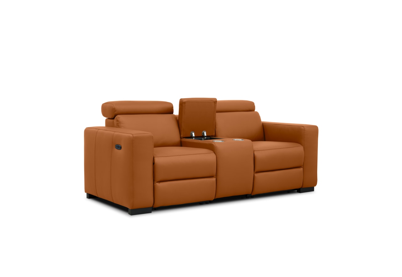 DAMIAN LEATHER 2SSofawithElectricReclinersLeather – image 4 of 23