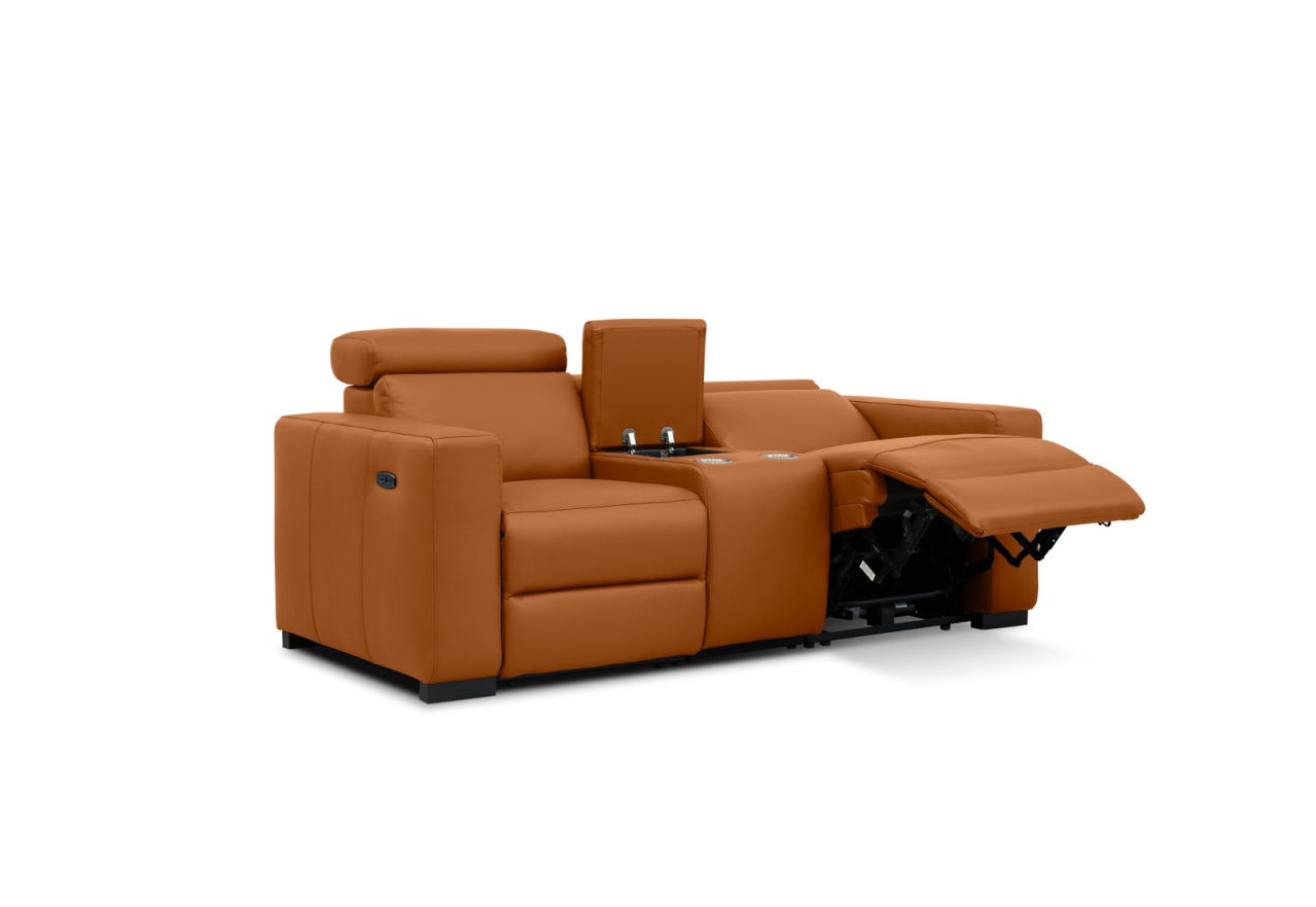 DAMIAN LEATHER 2SSofawithElectricReclinersLeather – image 18 of 23