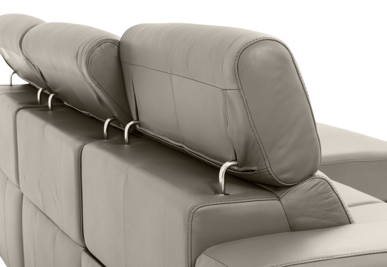 DAMIAN LEATHER 3 Seater Sofa with RHF Chaise (Leather) – image 17 of 19
