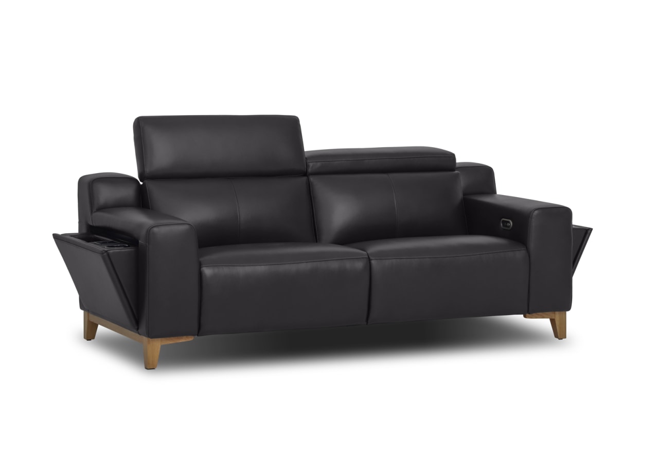 GAGE LEATHER 2 Seater with Inbuilt Electric Recliners – image 3 of 5