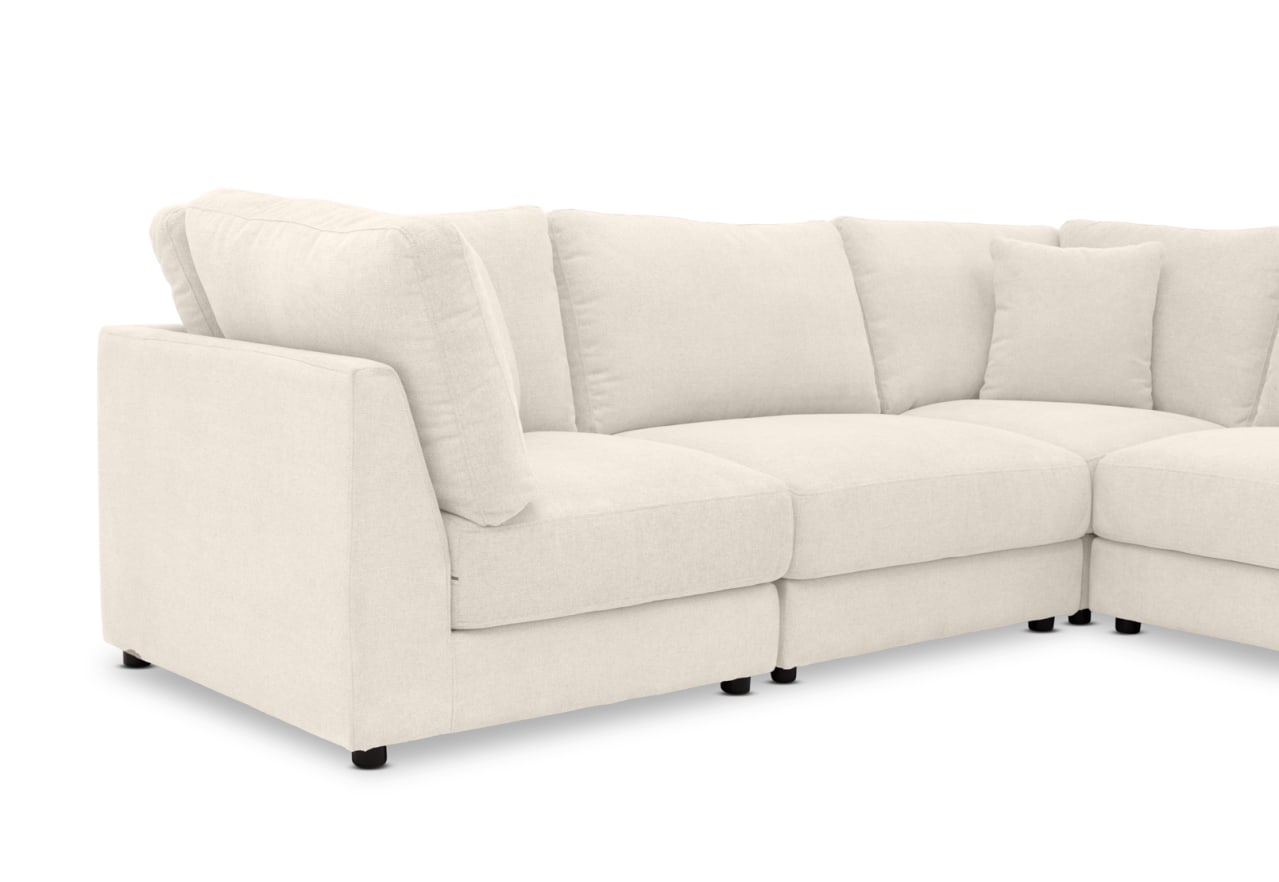 RAQUEL FABRIC 5 Pce Modular Lounge Suite – image 9 of 10