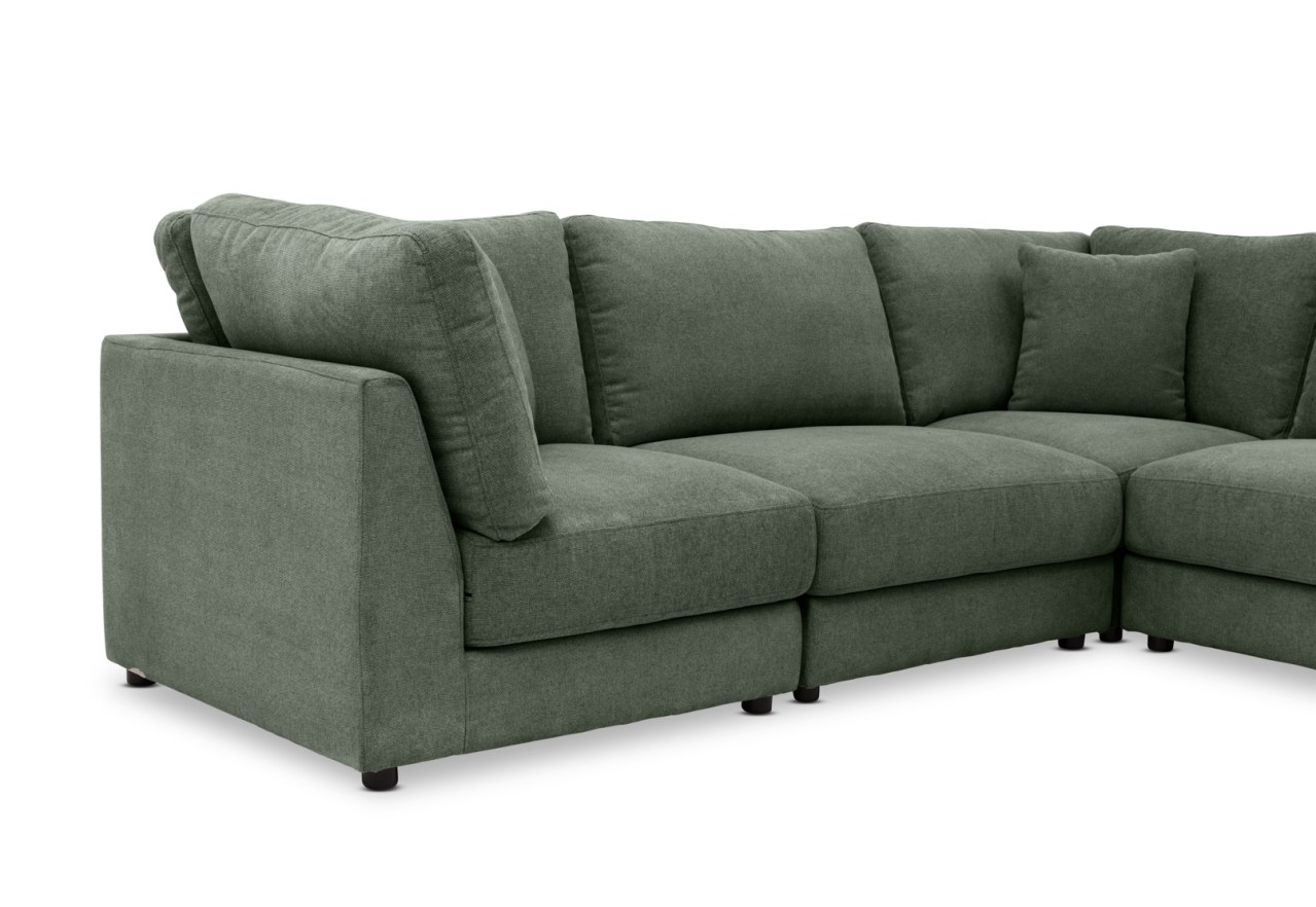 RAQUEL FABRIC 5 Pce Modular Lounge Suite – image 9 of 10