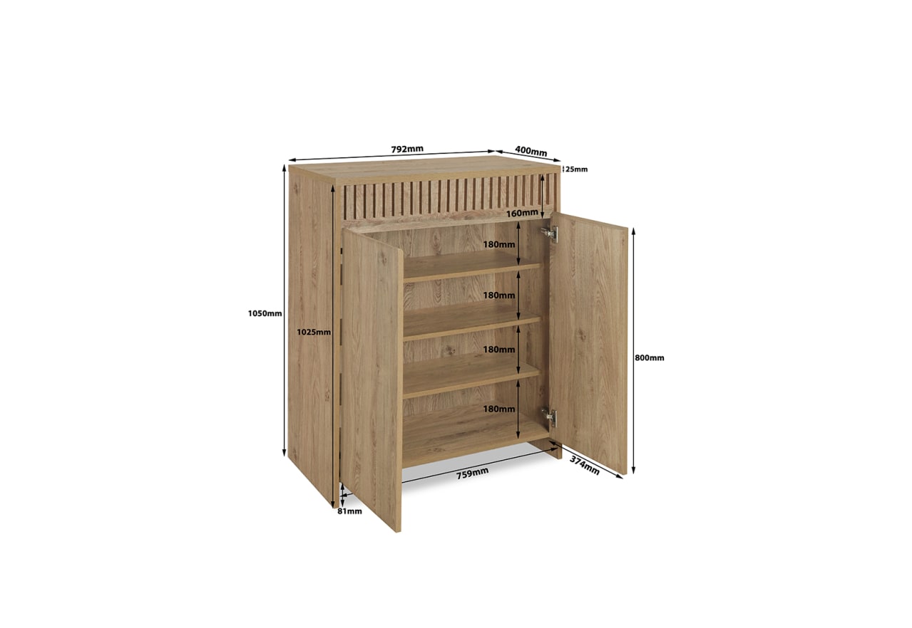 STEPHENSON 2 DOOR BUFFET – image 8 of 10