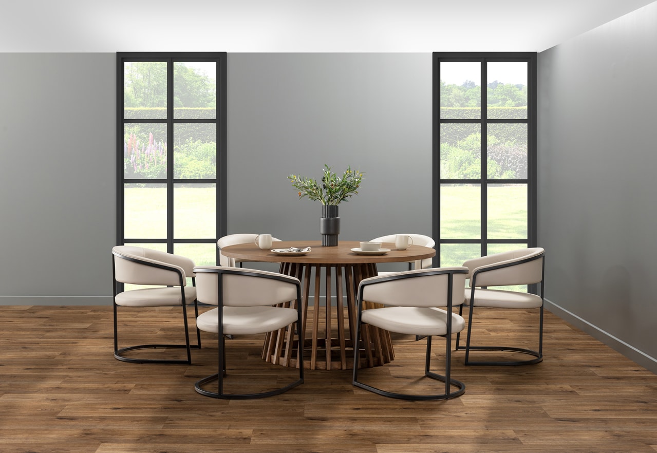 TORENTO 7 Piece Dining Suite with Ambrose Dining Chairs – image 1 of 9