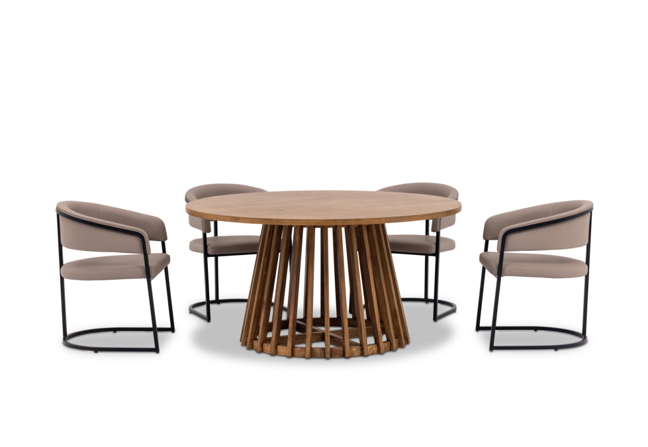 TORENTO 7 Piece Dining Suite with Ambrose Dining Chairs – image 3 of 9