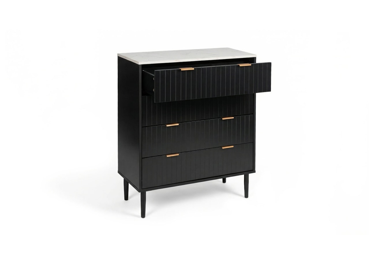 SHAW 4 Drawer Tall Chest – image 4 of 7