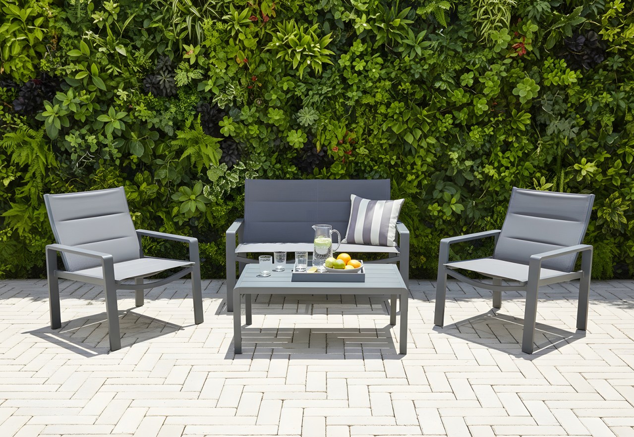 CAPRAIA 4 Piece Outdoor Lounge Setting – image 1 of 9