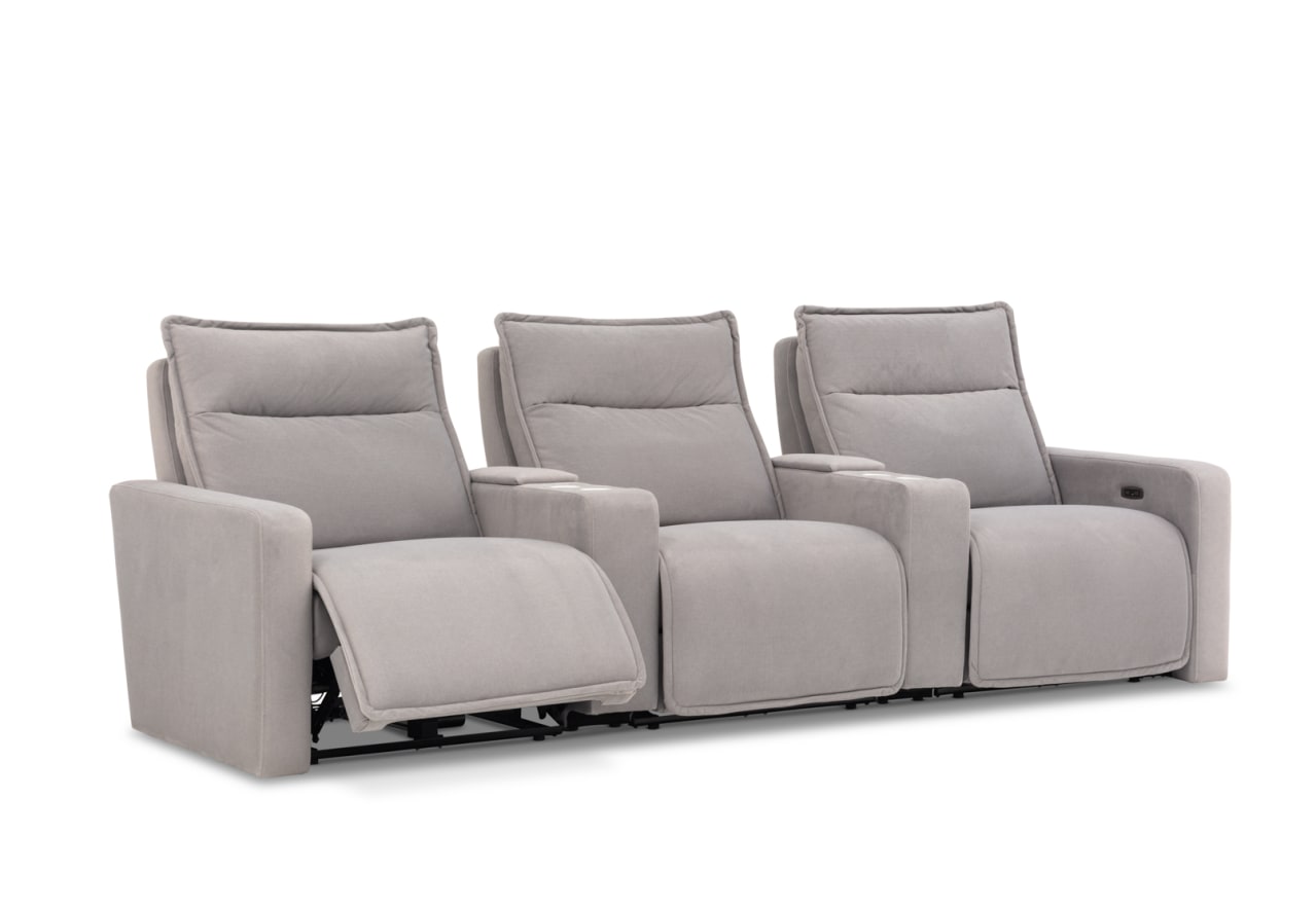 ALCINA FABRIC 3 Seater Theatre Suite – image 5 of 19