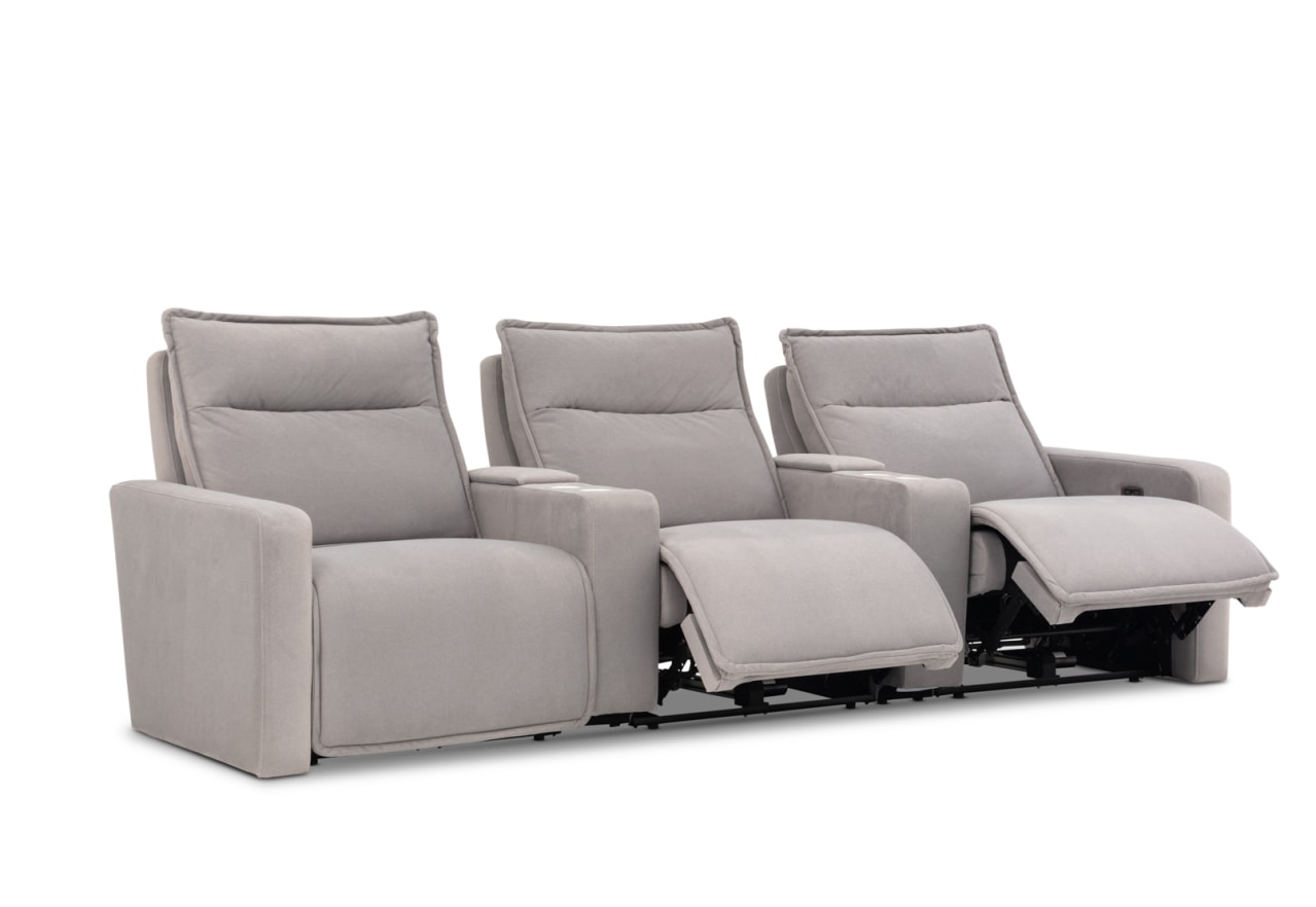 ALCINA FABRIC 3 Seater Theatre Suite – image 7 of 19