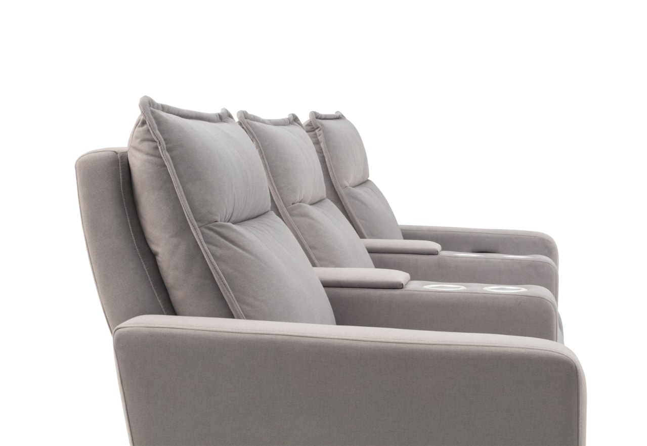 ALCINA FABRIC 3 Seater Theatre Suite – image 14 of 19