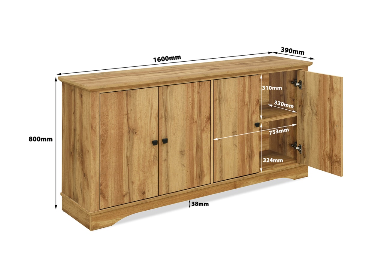 OBRIEN 4 Door Buffet – image 13 of 14