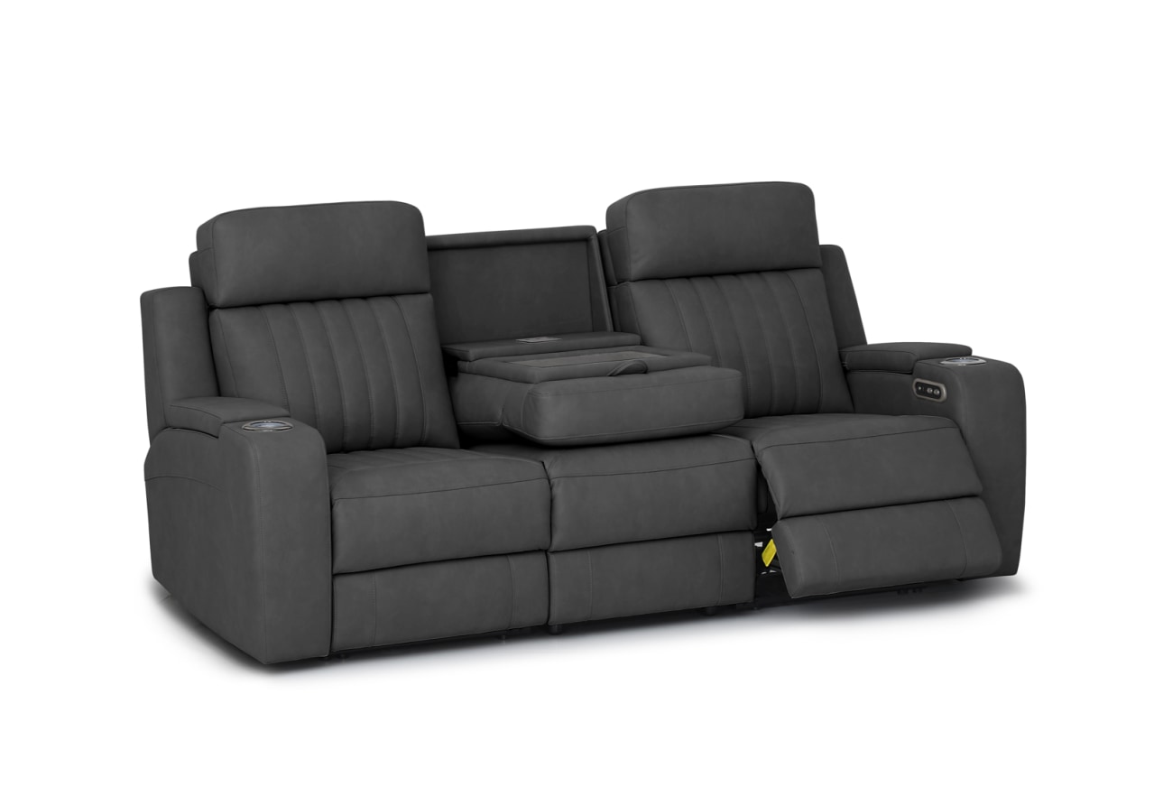THANE FABRIC 3 Seater with 2 inbuilt Electric Recliners – image 2 of 5
