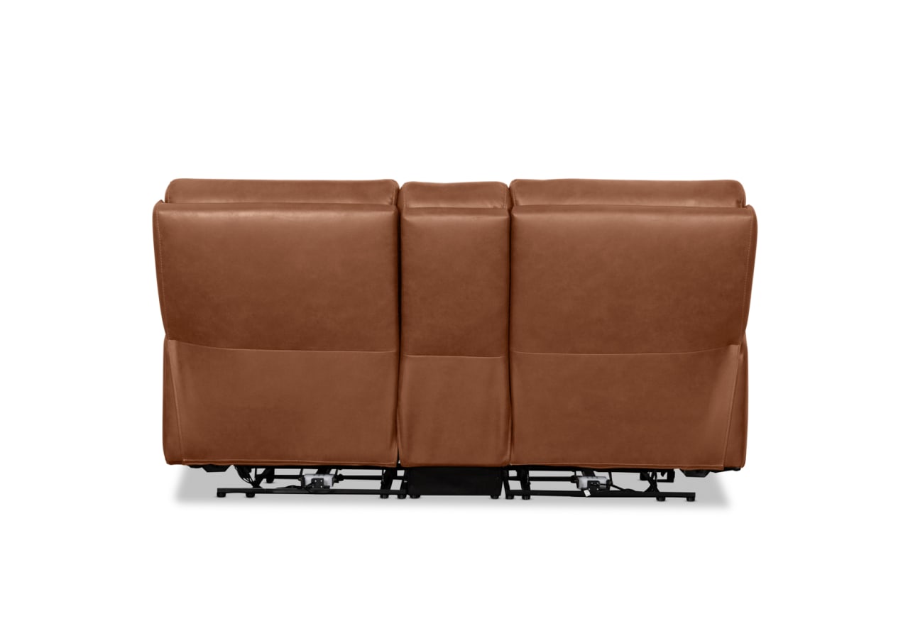 HOLLYWOOD 2 Seater w Electric Recliners Console MEDIA – image 25 of 34