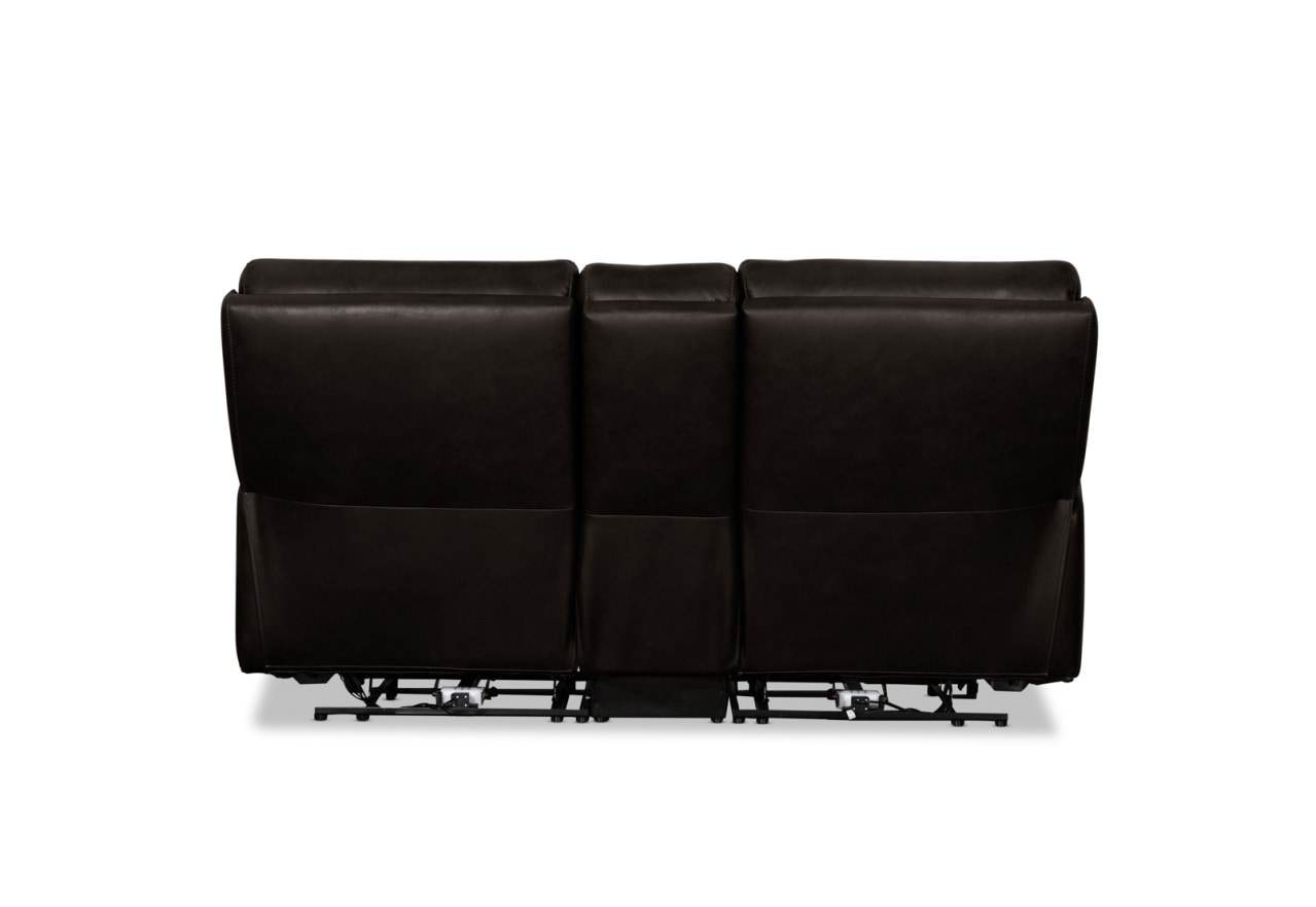 HOLLYWOOD 2 Seater w Electric Recliners Console MEDIA – image 26 of 36