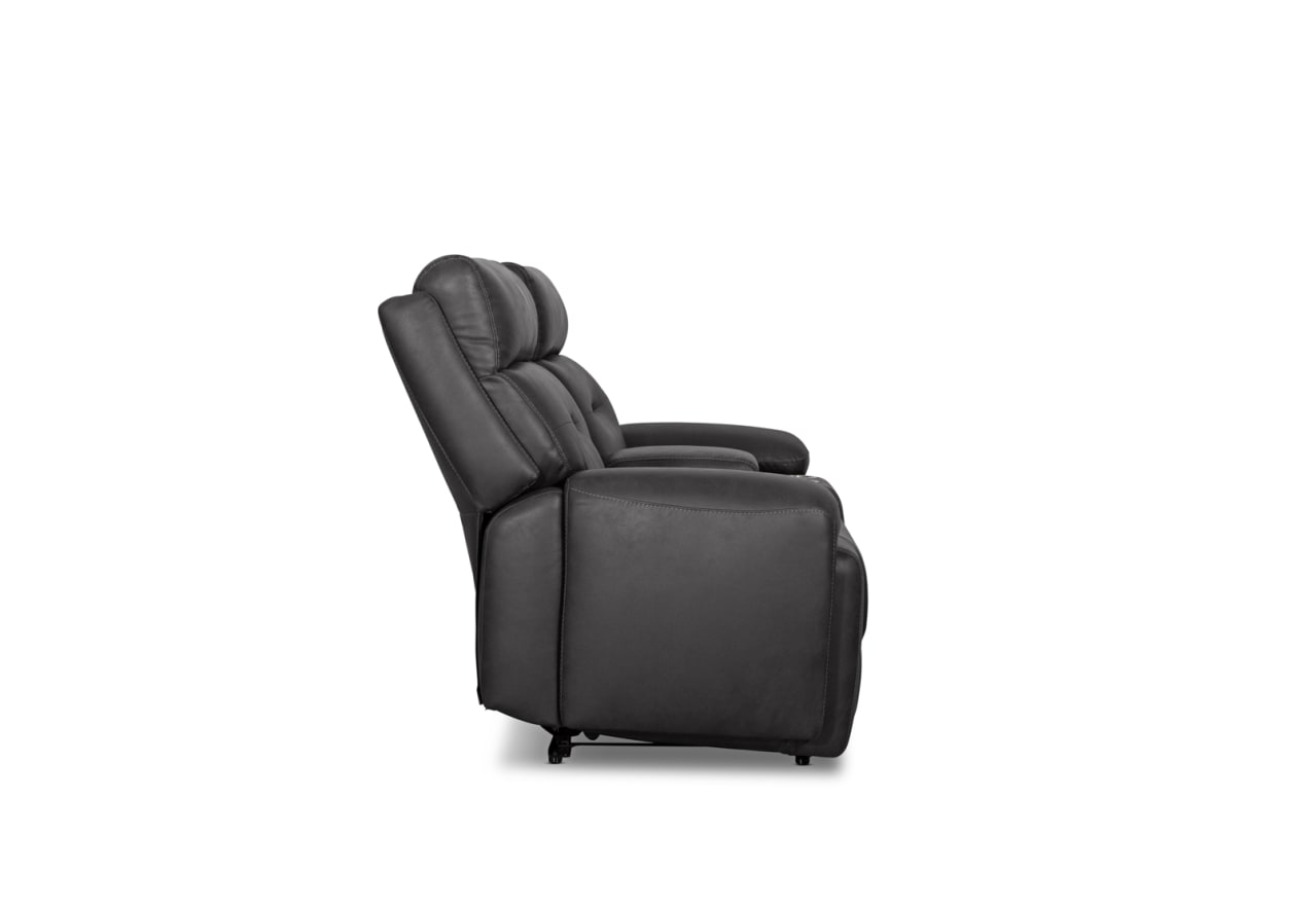 HOLLYWOOD 2 Seater w Electric Recliners Console MEDIA – image 22 of 36