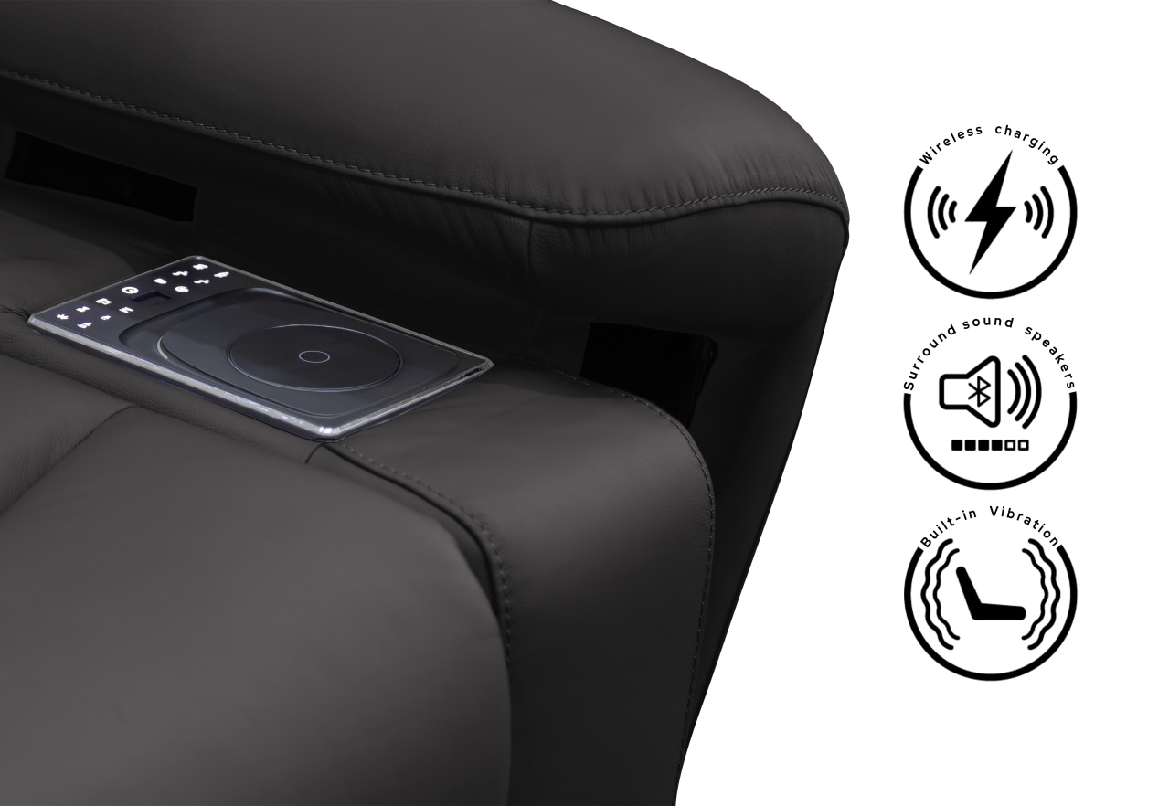 HOLLYWOOD 2 Seater w Electric Recliners MEDIA – image 4 of 28