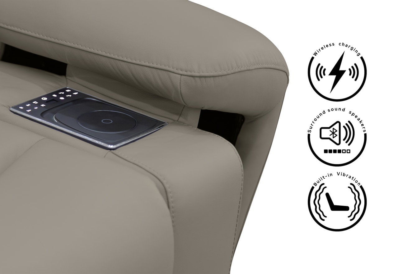 HOLLYWOOD 2 Seater w Electric Recliners MEDIA – image 4 of 28